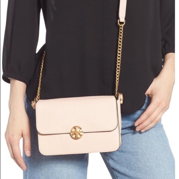 Tory Burch❤️NEW❤️Chelsea crossbody shell pink - Picture 3 of 8